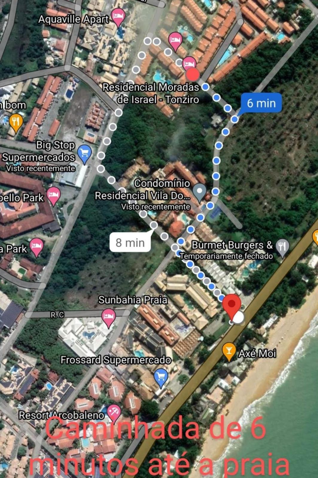 Casa Praia De Taperapuan Em Porto Порто Сегуро Екстериор снимка